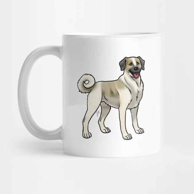 Dog - Anatolian Shepherd - Fawn and White by Jen's Dogs Custom Gifts and Designs